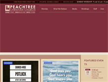 Tablet Screenshot of peachtree.org